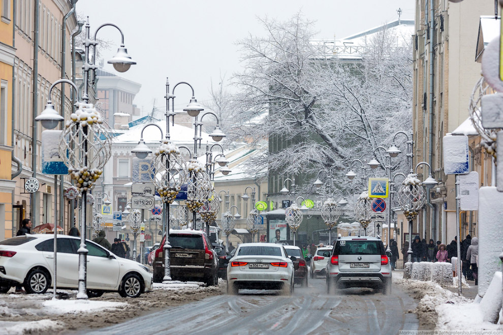 Прогулка по Москве после снегопада Прогулка по Москве после снегопада пейзажи