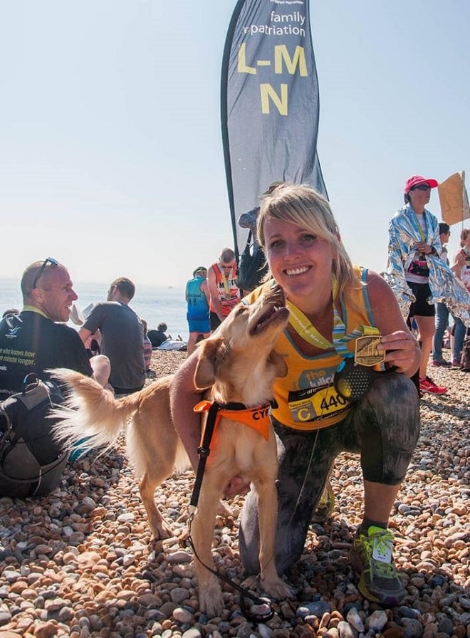 Женщина и собака