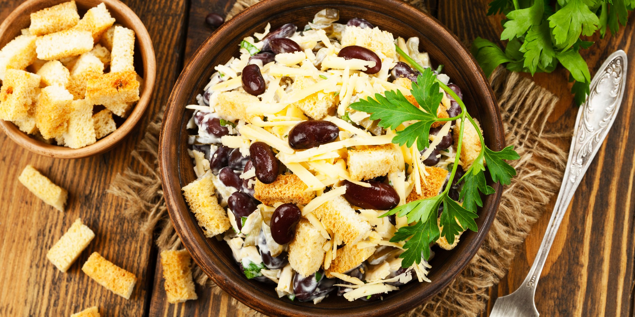 10 классных салатов с солёными огурцами кулинария,салаты