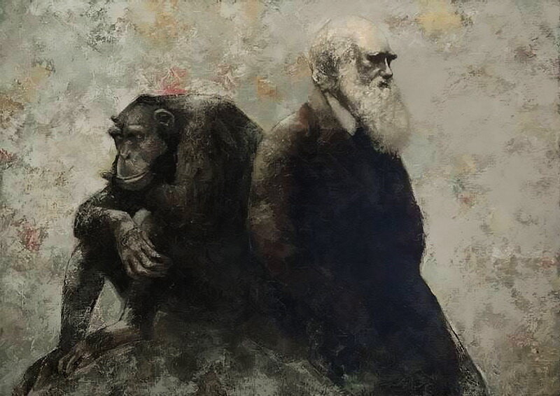 На магнетическом сеансе. Антон Павлович Чехов и художник Владимир Рябчиков Живопись