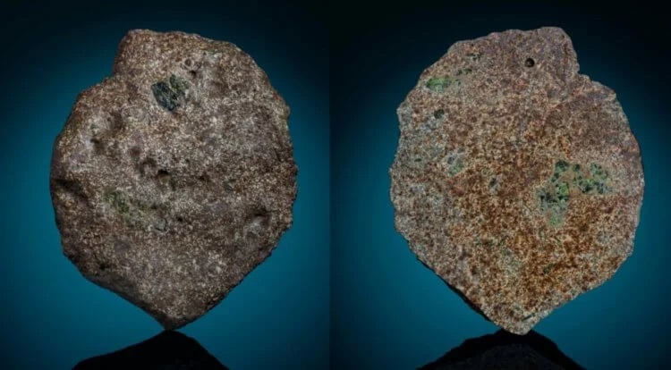 Метеорит Erg Chech 002, найденный в пустыне Сахара
