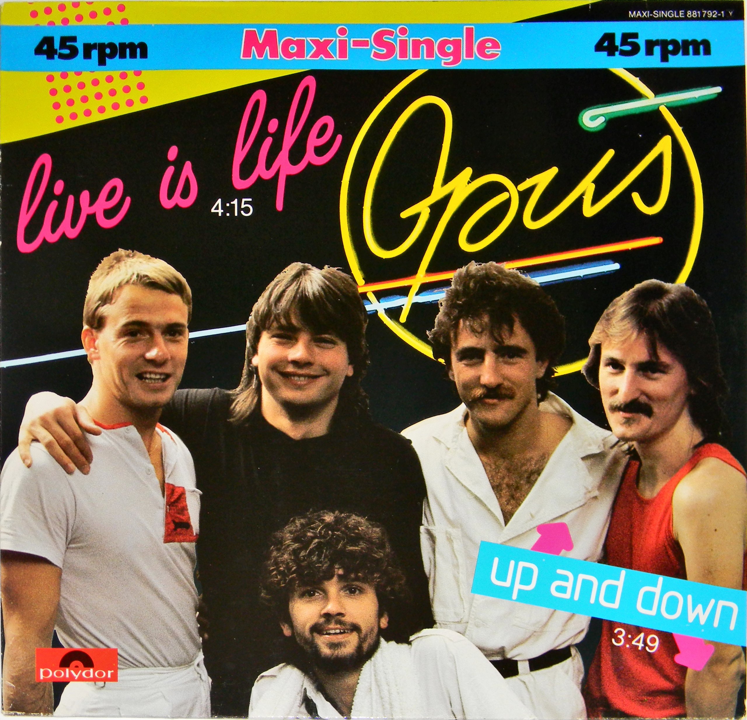 Лайф песня года. Opus группа. Opus Life is Life. Opus – Live is Life. Opus - Live is Life (1984).