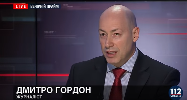 Дмитрий Гордон. Фото с сайта: youtube.com