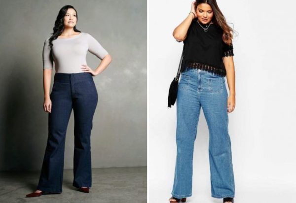 Модные джинсы для полных женщин после 40 лет лучшее,мода для полных,модные советы,Наряды