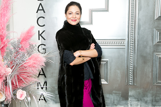 Елена Лядова, Оксана Акиньшина, Олеся Судзиловская и другие на открытии выставки в ГУМе