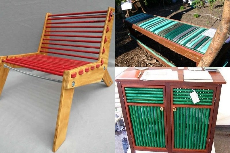 Старые шланги Старые шланги для дома и дачи,новая жизнь старых вещей