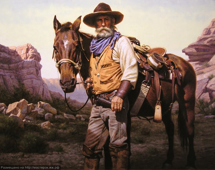 Светлая сторона Дикого Запада в прелестных картинах Альфредо Родригеса картины,культура и искусство,народы мира