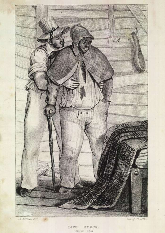 Похищение свободного чернокожего в целях его последующей продаже на аукционе в качестве раба (Юг США, 1830-е годы)