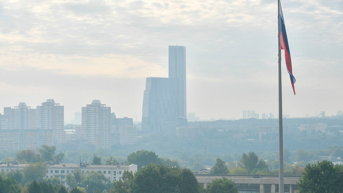 фото дым в москве