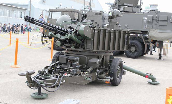 Японские послевоенные зенитные пулемётные и артиллерийские установки Японские послевоенные зенитные пулемётные и артиллерийские установки оружие