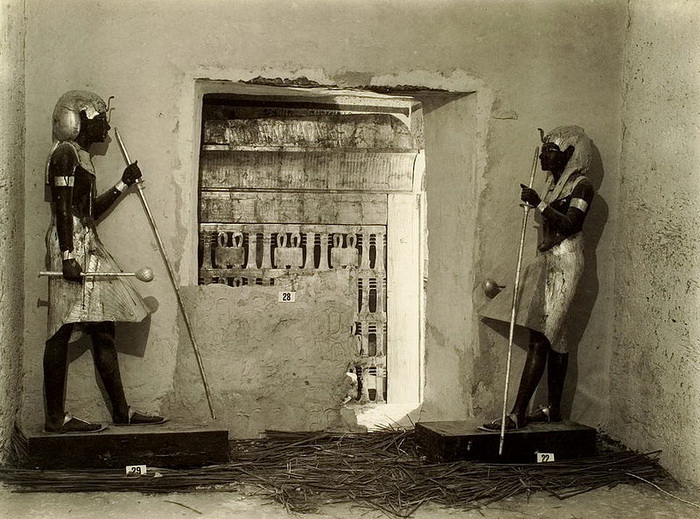 Гробница Тутанхамона замечательна тем, что внутри было обнаружено огромное количество предметов из золота