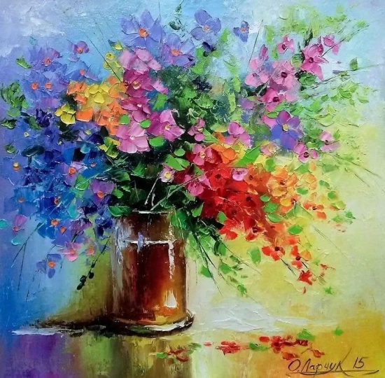 Художник Ольга Дарчук. Черно-белая любовь под красным зонтом 