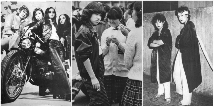 Sukeban: редкие фотографии банд девушек Японии в 70-80 годы