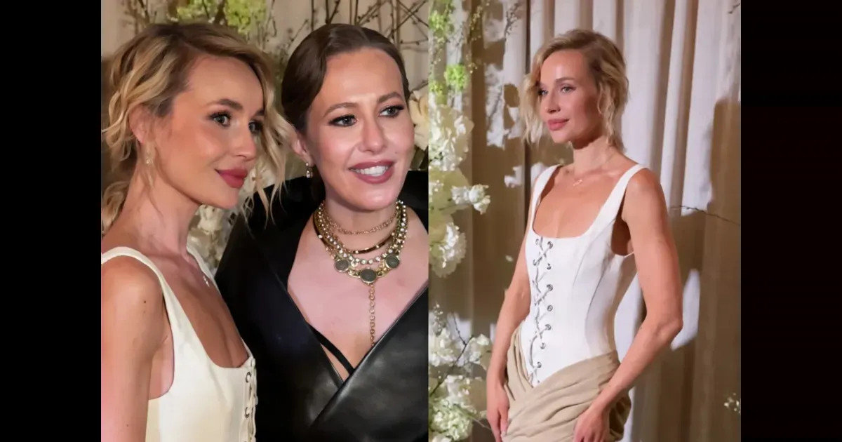 Платье с корсетом, Ксения Собчак, Пелагея, Сергей Лазарев и Николай Басков среди гостей: Полина Гагарина отметила 39-летие