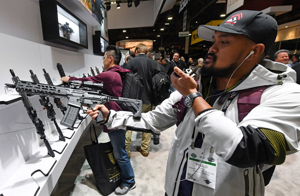 В Лас-Вегасе состоялась крупнейшая в мире выставка огнестрельного оружия