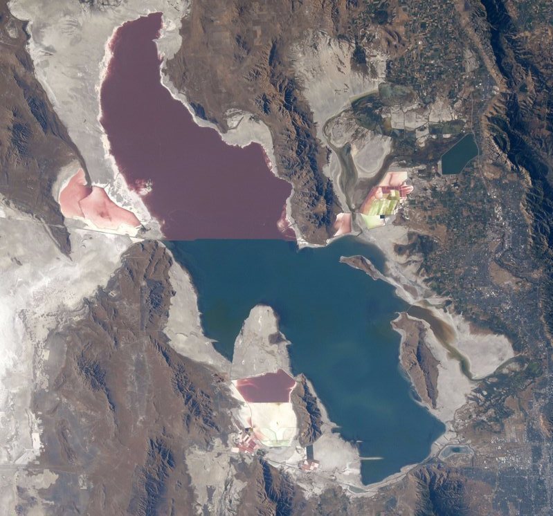 Двухцветное озеро: почему части Большого Соленого озера разного цвета озера, здесь, части, уровень, озеро, более, имеет, южной, которые, между, достаточно, также, часть, солености, выжить, южную, северную, этого, больше, водоемами