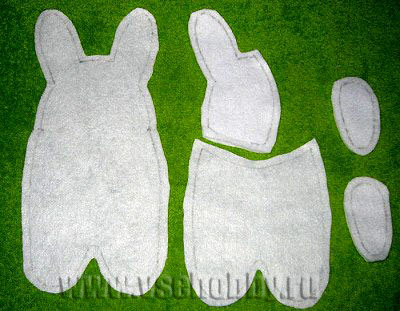 Мягкая игрушка белый кролик Сшиваем, детали, набиваем, Белый, флиса, Выворачиваем, Кролик, части, передней, мордочку, пришиваем, мордочки, Кроим, морковку, Пришиваем, кролика, морковкой, Кролика, игрушка, сшить