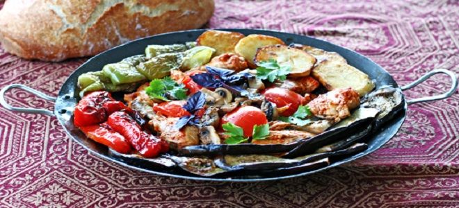 Садж - вкусное, колоритное блюдо азербайджанской кухни азербайджанская кухня,кулинария,мясные блюда,рецепты