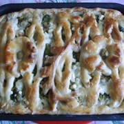 Пирог с картофелем и брокколи