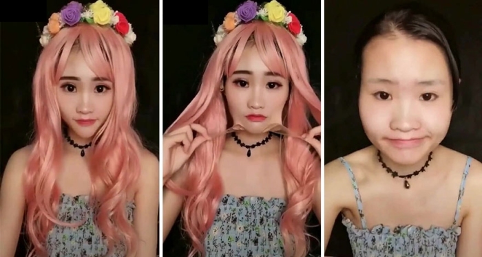 Лица девушек «до и после» макияжа: Фото, которые ещё раз доказывают то, что женщинам вообще нельзя верить 