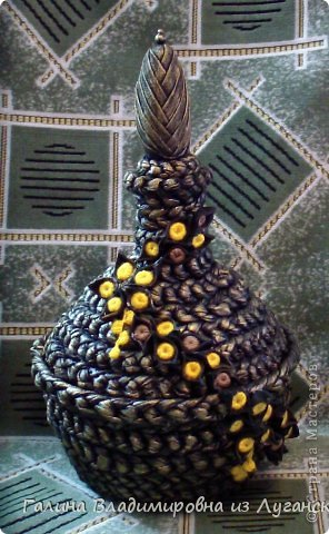 Графин - шкатулка из футболок. Мастер-класс мастер класс