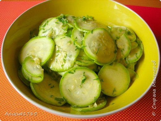 Малосольные кабачки за считанные минуты