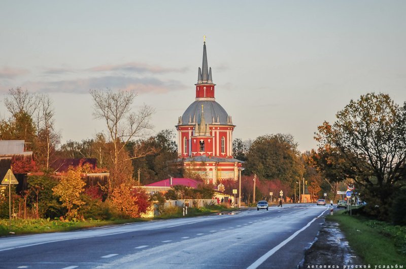 8) Покровская и Васильевская церкви в усадьбе Чиркино путешествия, факты, фото