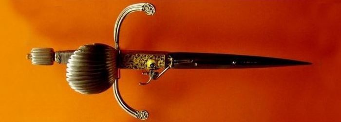 Немецкий пистолет-нож, 1600-е годы.