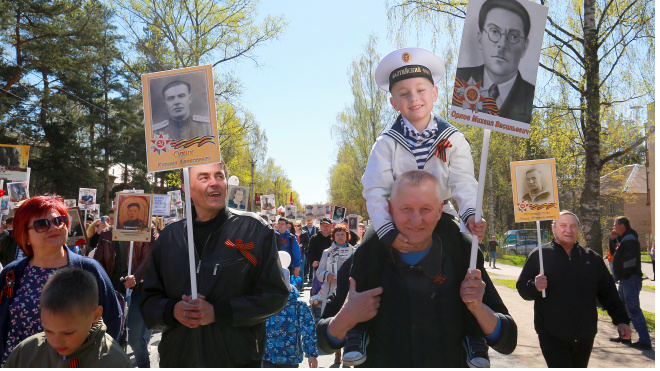 День Победы в Серебряном бору