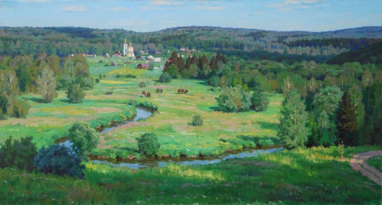 Художник Андрей Дареев. Алтайские пейзажи Художник Андрей Дареев. Алтайские пейзажи
