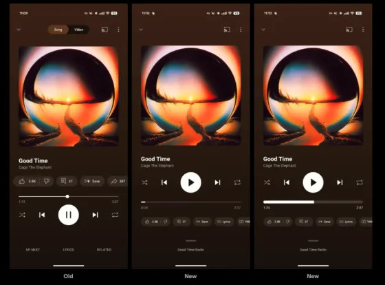 YouTube Music обновил интерфейс — для изменений ничего качать не надо