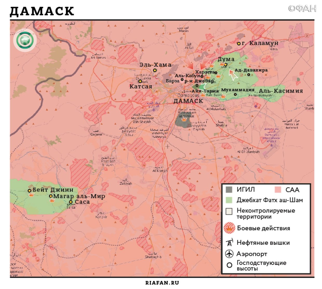 Сирия итоги за сутки на 30 ноября 06.00: 32 террориста ИГ уничтожено в Даръа, 20 мирных жителей Дейр-эз-Зора пострадало на минном поле ИГ