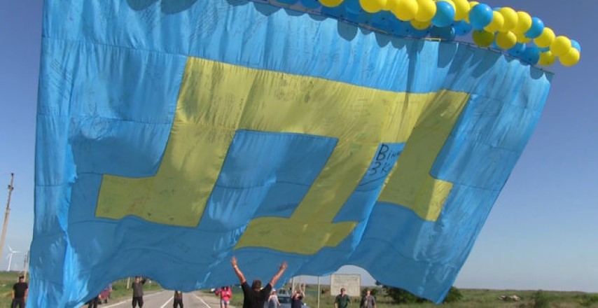 «Бомба на воздушном шаре»: с Украины в Крым полетел «подарок»  (ФОТО, ВИДЕО)