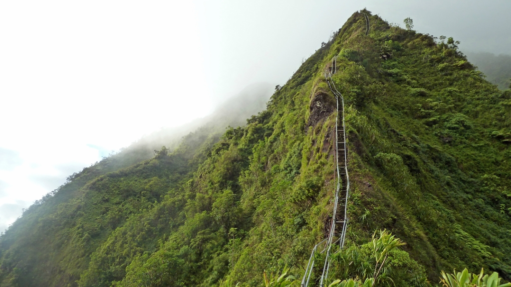 Лестница Хайку на Гаваях гид,история,мир,путешествия,страны,туризм