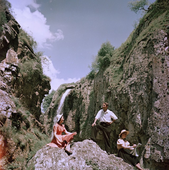 1950-е в цветных фотографиях 50-е года, фото, CCCP