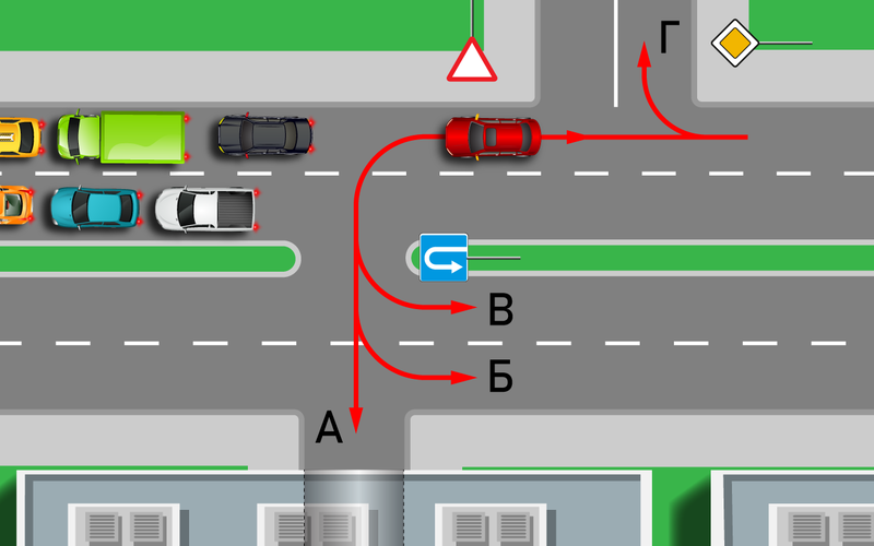 Как объехать пробку без штрафа — простой тест по ПДД