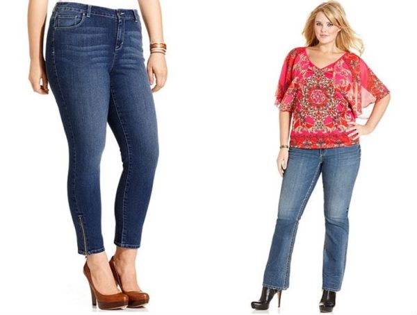 Модные джинсы для полных женщин после 40 лет лучшее,мода для полных,модные советы,Наряды