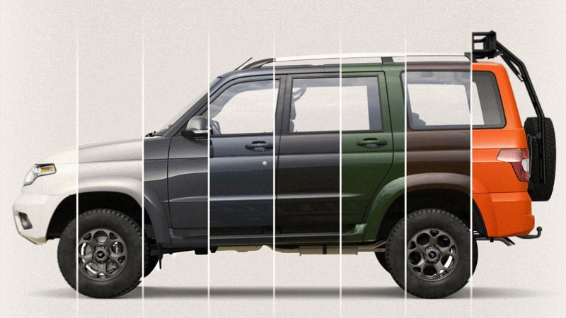 УАЗ представил новые цвета внедорожника «Патриот»