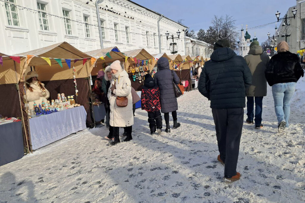 Масленичные гуляния прошли в Ярославле