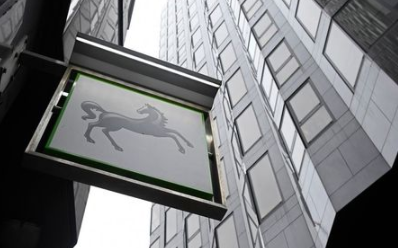 A sign hangs outside a Lloyds Bank branch in London, Britain, February 21, 2017. Picture taken February 21, 2017. REUTERS/Toby Melville