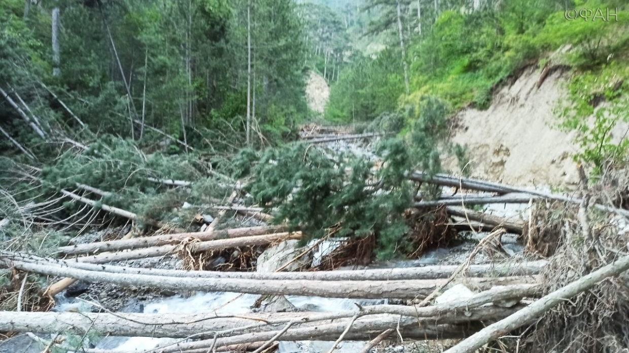 Мощные ливни в Крыму привели к неконтролируемым оползням