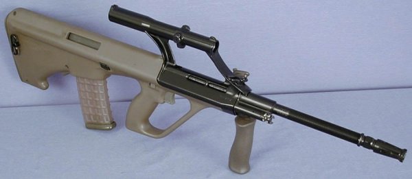 Штурмовая винтовка Steyr AUG Штурмовая винтовка Steyr AUG оружие