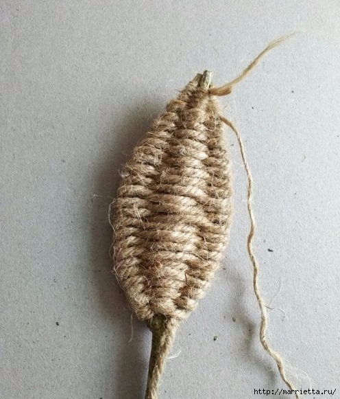 Декоративные листики из веточек и шпагата Декоративные листики из веточек и шпагата Декоративные листики из веточек и шпагата