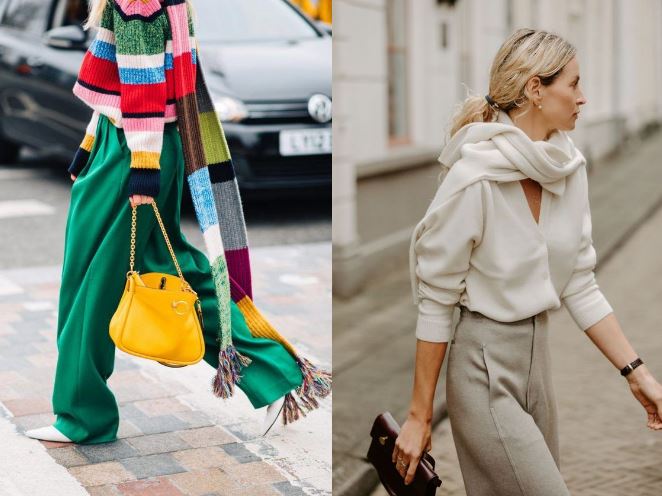 7 оригинальных способов носить свитер, как это делают топовые модницы