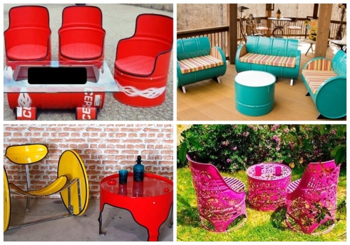 Дачная мебель своими руками из подручных материалов и бросовых вещей интерьер