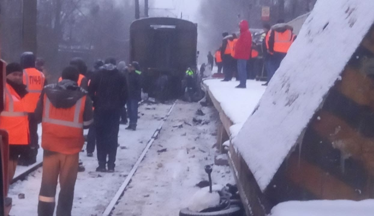 ЧП на переезде в Ивантеевке