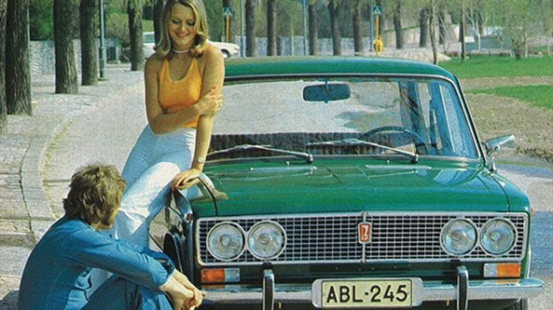 Сексуальные тачки СССР — автомобильная реклама 70-х