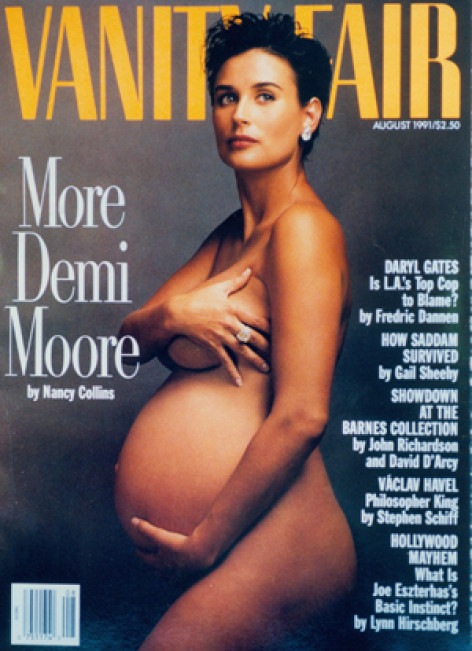 Фото голой беременной Ксении Собчак на обложке журнала Tatler потрясло Интернет