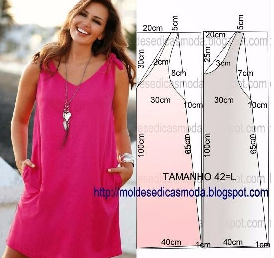 Летние платья и сарафаны с простыми выкройками Летние платья и сарафаны с простыми выкройками