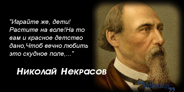 Чем тяжелей наказание тем им милей господа. Высказывания о Некрасове великих людей.